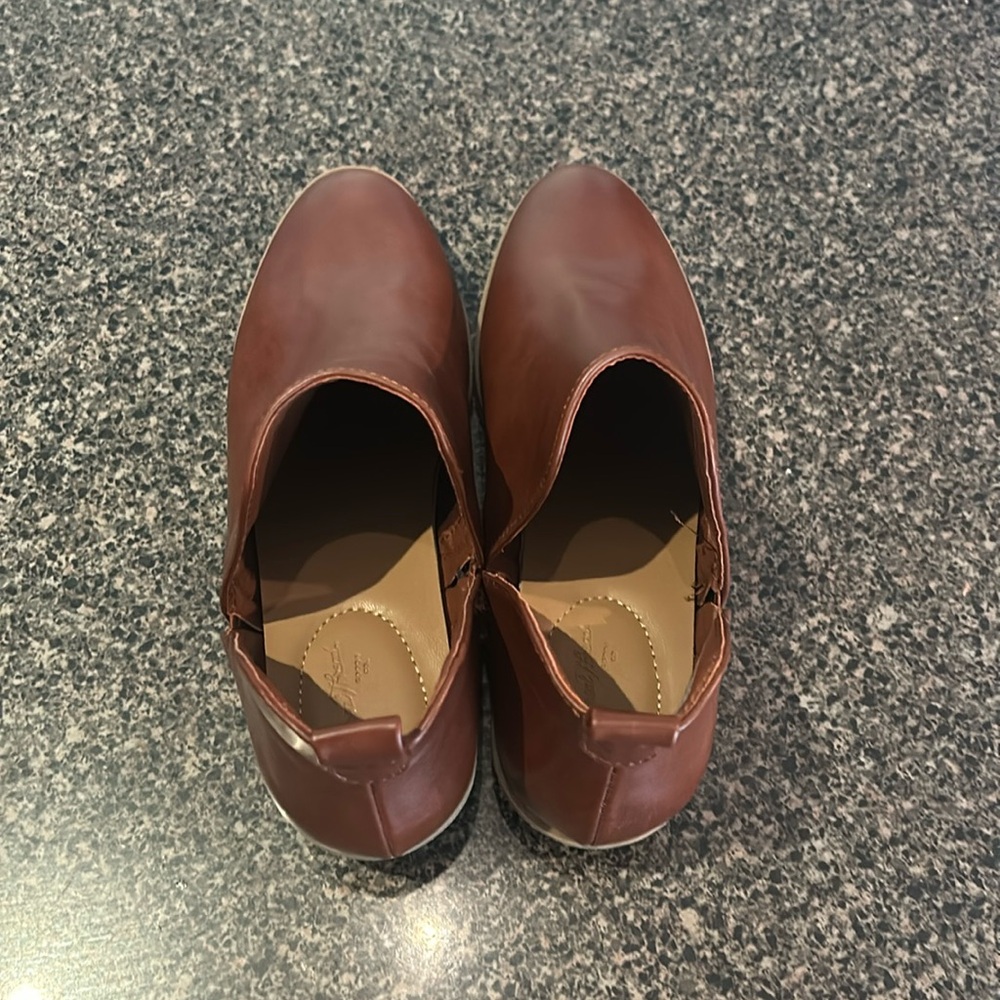 Brown dress boots